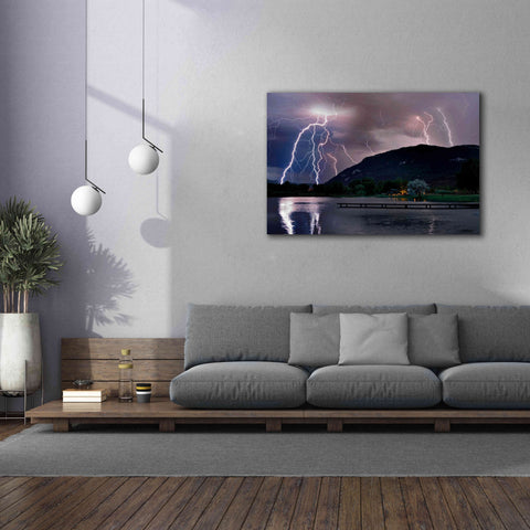 Image of 'Lightning Campground' by Mike Jones, Giclee Canvas Wall Art,60 x 40