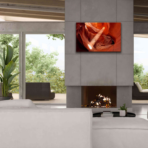 Image of 'Lower Antelope Light Beam' by Mike Jones, Giclee Canvas Wall Art,40 x 26
