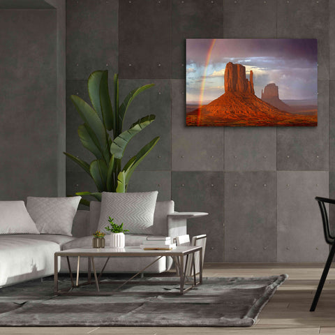 Image of 'Mittens Rainbow' by Mike Jones, Giclee Canvas Wall Art,60 x 40