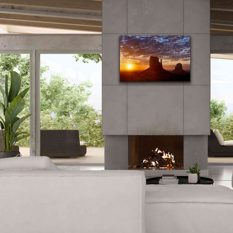 Image of 'Mittens Sunrise squeezecrop' by Mike Jones, Giclee Canvas Wall Art,40 x 26