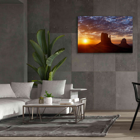 Image of 'Mittens Sunrise squeezecrop' by Mike Jones, Giclee Canvas Wall Art,60 x 40