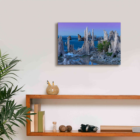 Image of 'Mono Lake Dusk' by Mike Jones, Giclee Canvas Wall Art,18 x 12