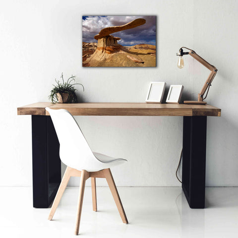 Image of 'NM Ahshislepah King Of Wings' by Mike Jones, Giclee Canvas Wall Art,26 x 18