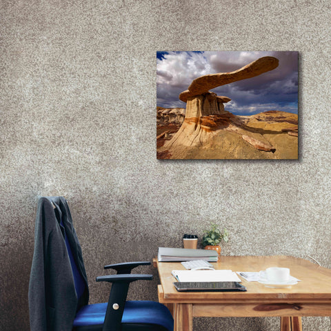 Image of 'NM Ahshislepah King Of Wings' by Mike Jones, Giclee Canvas Wall Art,34 x 26