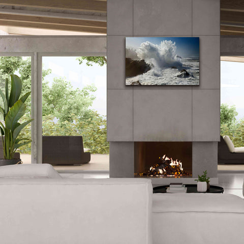 Image of 'Oregon Shore Acres SP Wave' by Mike Jones, Giclee Canvas Wall Art,40 x 26