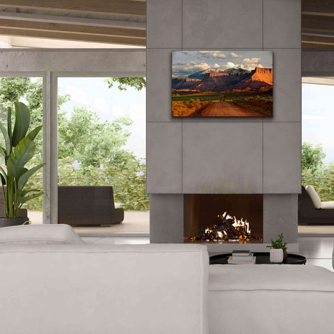 Image of 'Rt 128 Vastle Valley' by Mike Jones, Giclee Canvas Wall Art,40 x 26