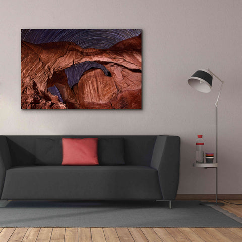 Image of 'Star Trails Diminishing' by Mike Jones, Giclee Canvas Wall Art,60 x 40