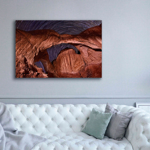 Image of 'Star Trails Diminishing' by Mike Jones, Giclee Canvas Wall Art,60 x 40