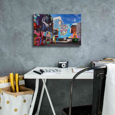 Image of 'Boise Freak Alley' by Mike Jones, Giclee Canvas Wall Art,18 x 12