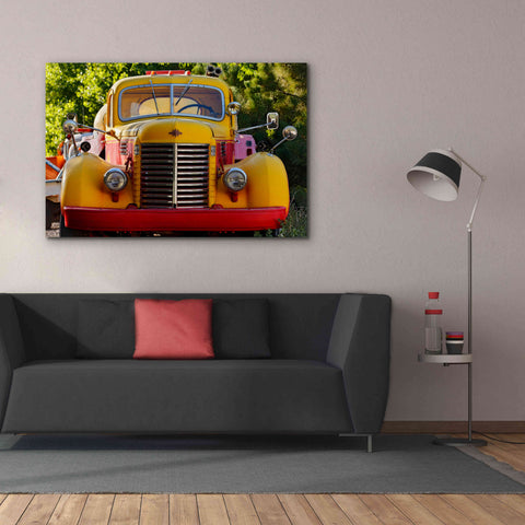 Image of 'Gold King Mine Yellow Truck' by Mike Jones, Giclee Canvas Wall Art,60 x 40