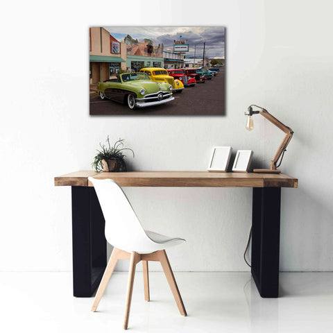 Image of 'Route 66 Fun Run Kingman' by Mike Jones, Giclee Canvas Wall Art,40 x 26