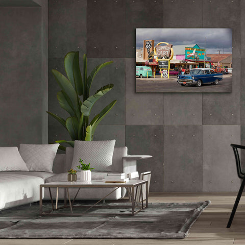 Image of 'Route 66 Fun Run Seligman' by Mike Jones, Giclee Canvas Wall Art,60 x 40