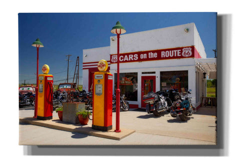 Image of 'Route 66 Kansas Kanotex' by Mike Jones, Giclee Canvas Wall Art