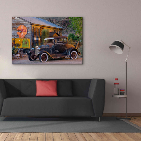 Image of 'Route 66 near Peach Springs' by Mike Jones, Giclee Canvas Wall Art,60 x 40