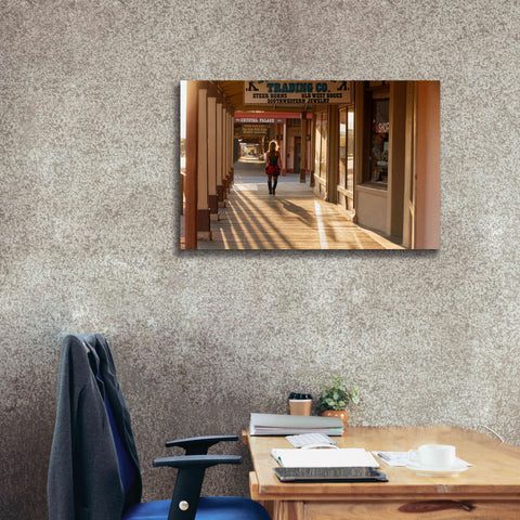 Image of 'Tombstone Lady' by Mike Jones, Giclee Canvas Wall Art,40 x 26