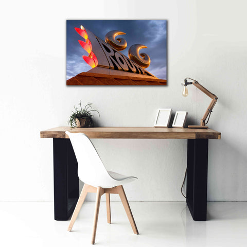 Image of 'Tucumcari Sculpture' by Mike Jones, Giclee Canvas Wall Art,40 x 26