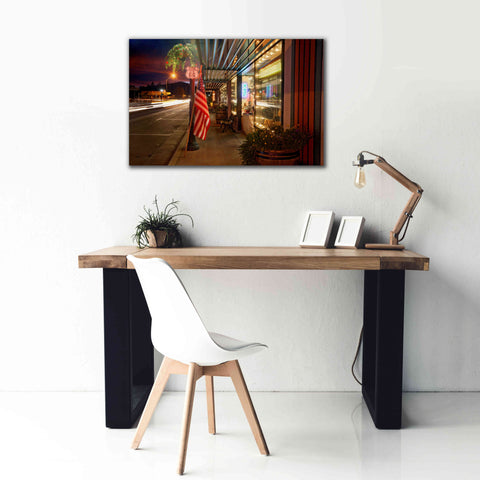 Image of 'Williams Rt Dusk' by Mike Jones, Giclee Canvas Wall Art,40 x 26