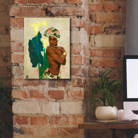 Image of 'Woman Strong II' by Alonzo Saunders, Giclee Canvas Wall Art,12 x 16