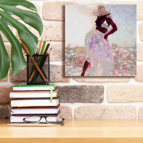 Image of 'Her Colorful Dance I' by Alonzo Saunders, Giclee Canvas Wall Art,12 x 12