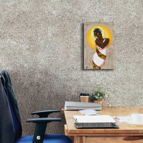 Image of 'Her Love' by Alonzo Saunders, Giclee Canvas Wall Art,12 x 18