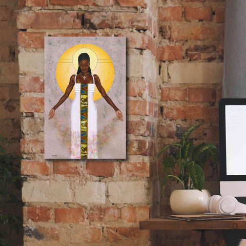Image of 'Her Peace' by Alonzo Saunders, Giclee Canvas Wall Art,12 x 18