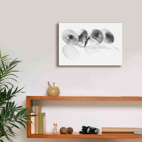 Image of 'Parisols II' by Bruce Dean, Giclee Canvas Wall Art,18x12
