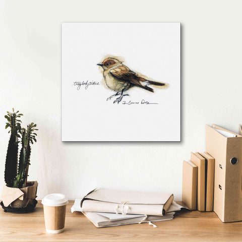 Image of 'Songbird Study I' by Bruce Dean, Giclee Canvas Wall Art,18x18