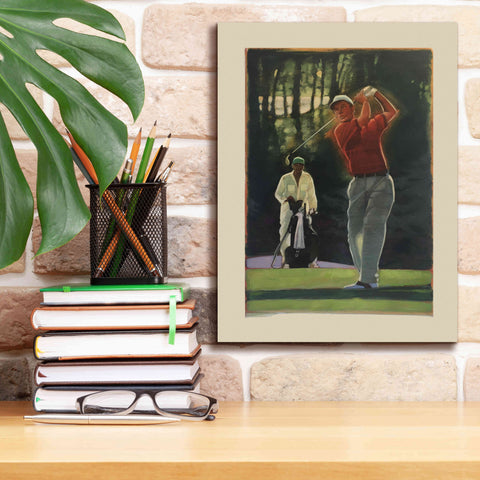Image of 'The Golfer' by Bruce Dean, Giclee Canvas Wall Art,12x16
