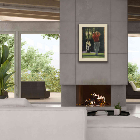 Image of 'The Golfer' by Bruce Dean, Giclee Canvas Wall Art,26x34