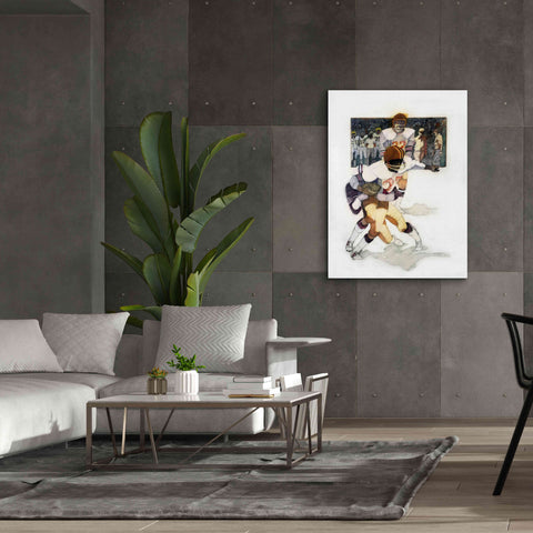 Image of 'The Tackle' by Bruce Dean, Giclee Canvas Wall Art,40x54