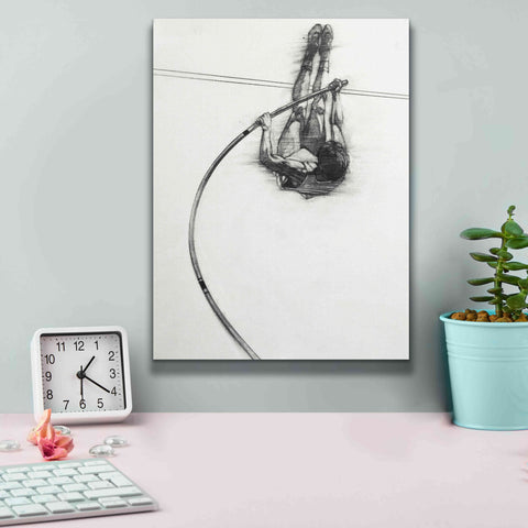 Image of 'The Vaulter' by Bruce Dean, Giclee Canvas Wall Art,12x16