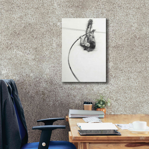 Image of 'The Vaulter' by Bruce Dean, Giclee Canvas Wall Art,18x26