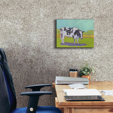 Image of 'Pasture Cow I' by Carol Young, Giclee Canvas Wall Art,16x12