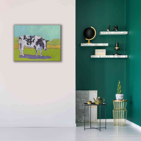 Image of 'Pasture Cow I' by Carol Young, Giclee Canvas Wall Art,34x26