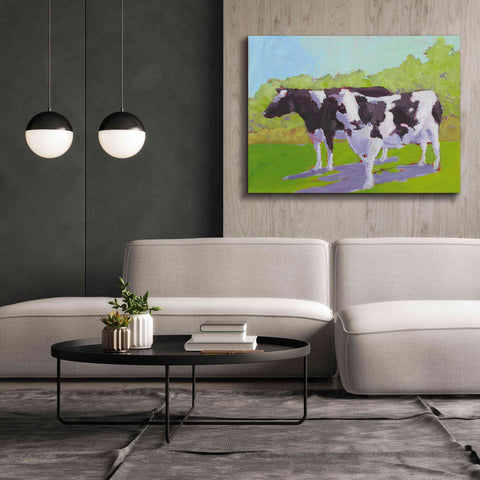 Image of 'Pasture Cows II' by Carol Young, Giclee Canvas Wall Art,54x40