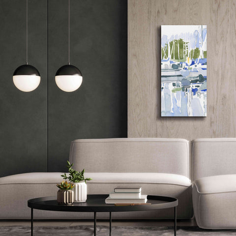 Image of 'Sailboat Reflections I' by Emma Scarvey, Giclee Canvas Wall Art,20 x 40
