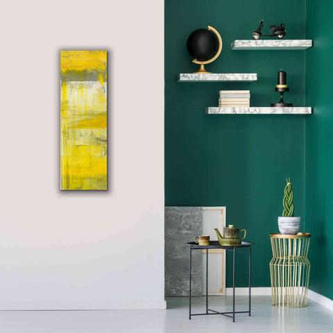 Image of 'Mellow Yellow II' by Erin Ashley, Giclee Canvas Wall Art,12 x 36