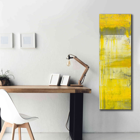 Image of 'Mellow Yellow II' by Erin Ashley, Giclee Canvas Wall Art,20 x 60