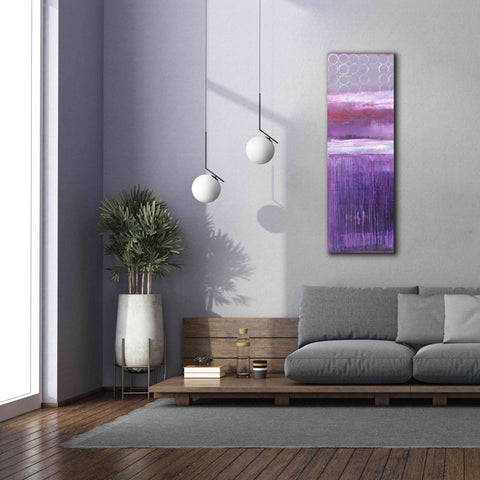 Image of 'Purple Rain I' by Erin Ashley, Giclee Canvas Wall Art,20 x 60