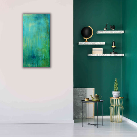 Image of 'Blue Mountain Rain II' by Erin Ashley, Giclee Canvas Wall Art,20 x 40