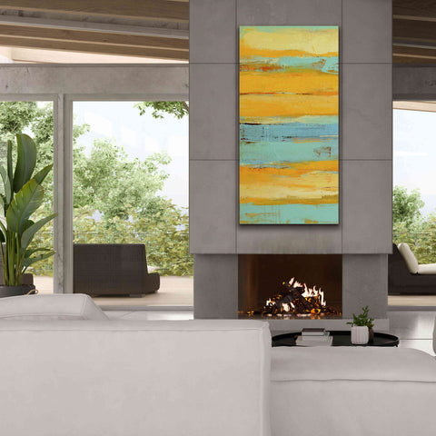 Image of 'Caribbean Sunrise I' by Erin Ashley, Giclee Canvas Wall Art,30 x 60