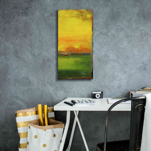 Image of 'Lime Wire II' by Erin Ashley, Giclee Canvas Wall Art,12x24