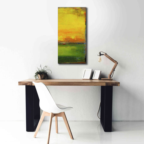 Image of 'Lime Wire II' by Erin Ashley, Giclee Canvas Wall Art,20x40