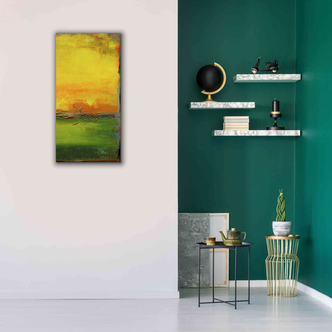 Image of 'Lime Wire II' by Erin Ashley, Giclee Canvas Wall Art,20x40