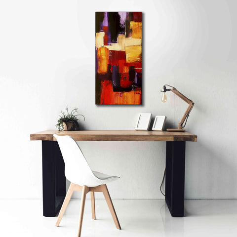 Image of 'Raspberry Beret II' by Erin Ashley, Giclee Canvas Wall Art,20x40