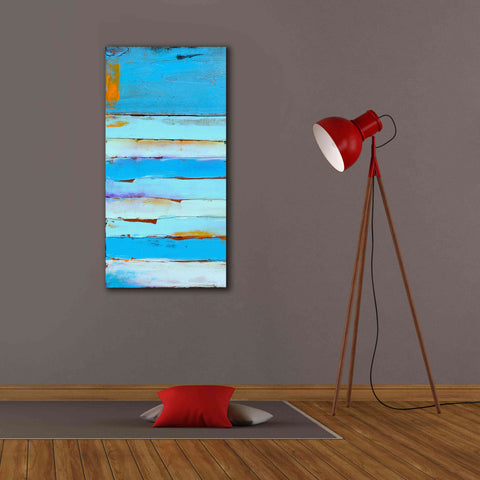 Image of 'Blue Jam I' by Erin Ashley, Giclee Canvas Wall Art,20x40