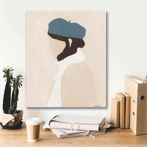 Image of 'Blue Beret' by Megan Galante, Giclee Canvas Wall Art,20 x 24