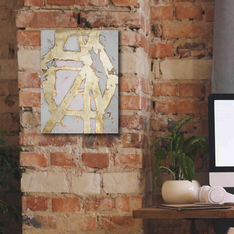Image of 'Ace of Spades in Gold I' by Erin Ashley, Giclee Canvas Wall Art,12 x 16