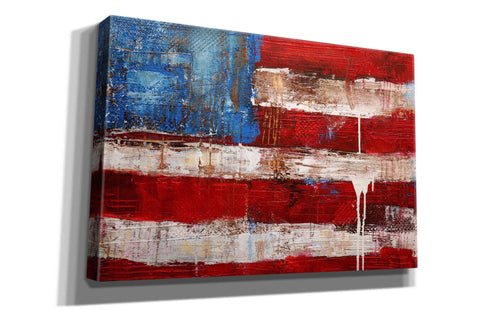 Image of 'Ashley American Flag' by Erin Ashley, Giclee Canvas Wall Art