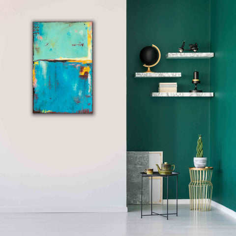 Image of 'Matchbox Blue 55' by Erin Ashley, Giclee Canvas Wall Art,26 x 40